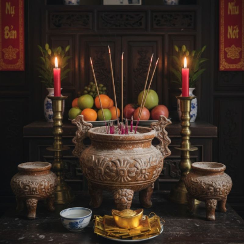 Việc thay bát hương nếu làm sai thời điểm hoặc thực hiện tùy tiện không chỉ là sự thiếu tôn trọng đối với tổ tiên Việc thay bát hương nếu làm sai thời điểm hoặc thực hiện tùy tiện không chỉ là sự thiếu tôn trọng đối với tổ tiên