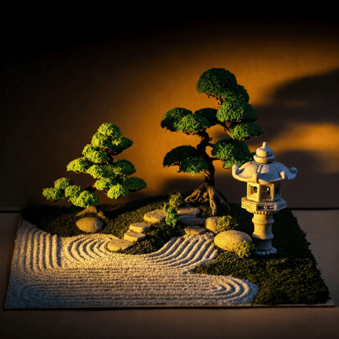 Kết hợp đá phong thủy với các yếu tố khác giúp tăng sự tĩnh lặng Kết hợp đá phong thủy với các yếu tố khác giúp tăng sự tĩnh lặng