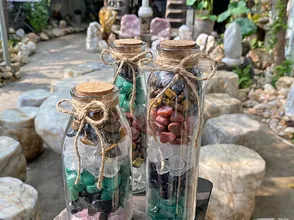 How to disinfect a toilet with crushed quartz stone