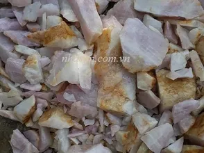 Rough quartz stones scattered background