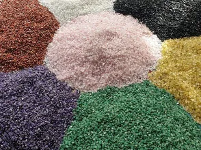 Five-color crushed quartz stone. Why use five-colored quartz stone with five colors?