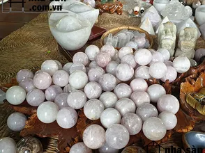Small quartz stone ball set table