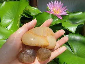 Quartz pebbles and pebbles - the use of quartz stone