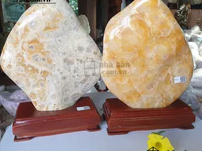Yellow quartz stone pillar - the use of yellow quartz stone
