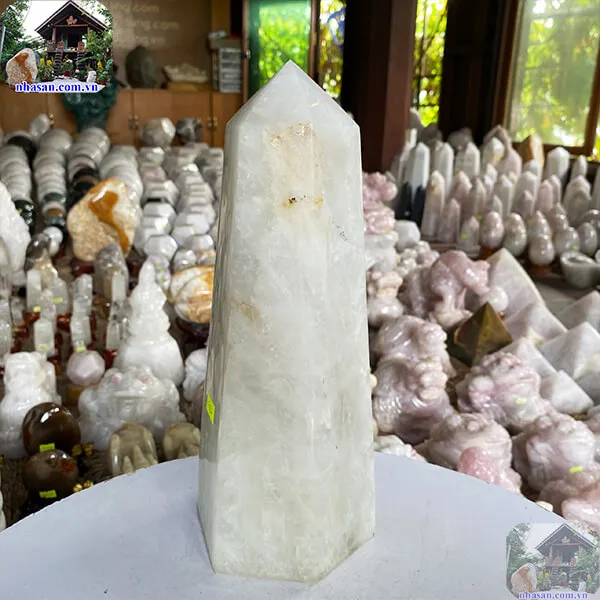 Trụ lục lăng thạch anh trắng 5.2kg-T582