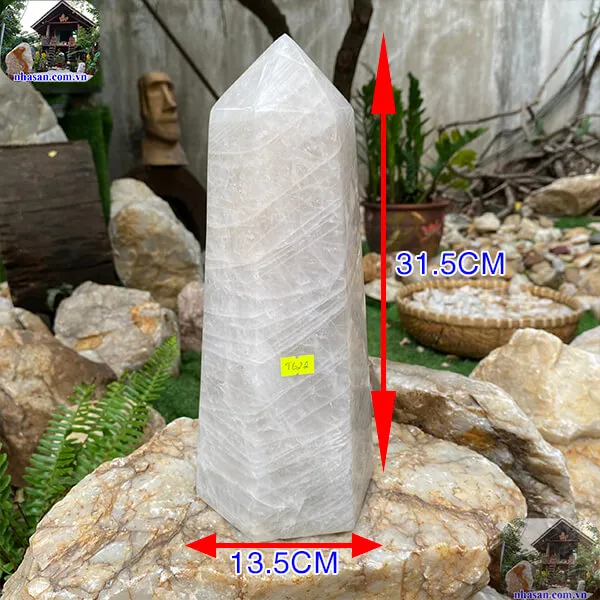 Trụ lục giác thạch anh 6.6kg-T622