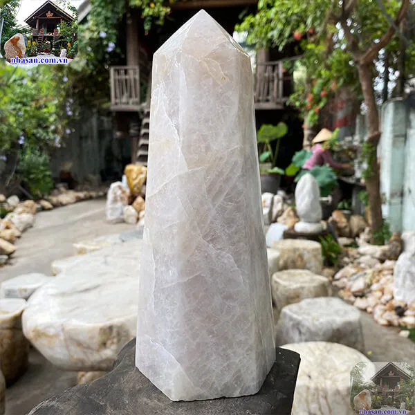 Trụ lục giác thạch anh hồng 3.12kg-T597