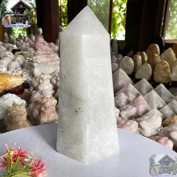Trụ lục giác thạch anh trắng 4.26kg-T614