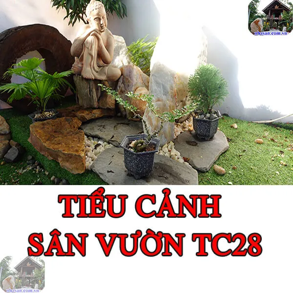 Tiểu cảnh sân vườn theo phong thủy giúp hóa giải hung sát TC28