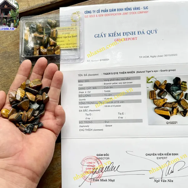 Đá mắt hổ vụn bóng phong thủy mang lại sinh khí, tài vận và may mắn