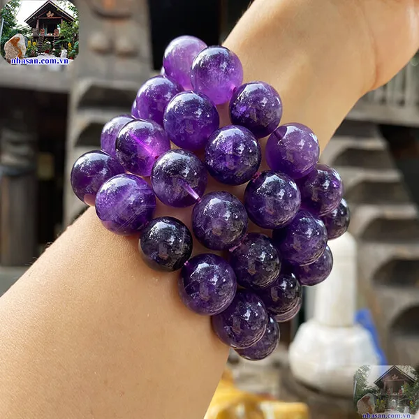 Vòng thạch anh tím 16ly