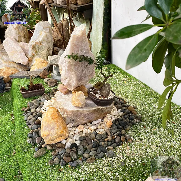 Tiểu cảnh đá phong thủy giúp sanh tài lộc tăng vận khí TC41