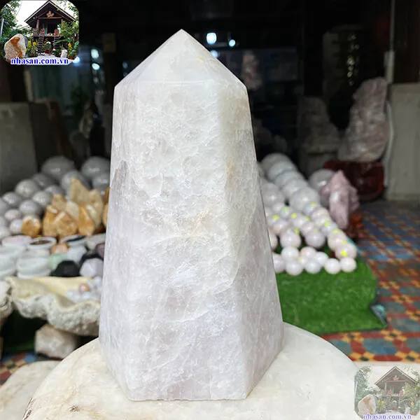 Trụ lục giác thạch anh hồng 3.52kg-T610
