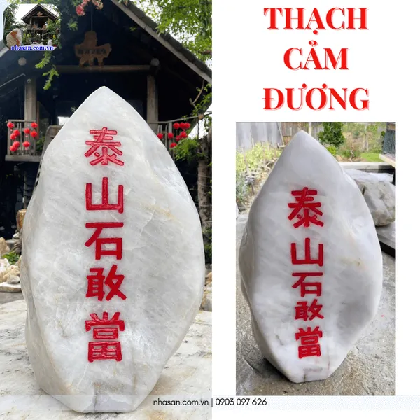 Thạch cảm đương trấn trạch đá thạch anh - Pháp khí hóa giải các thế sát trong phong thủy