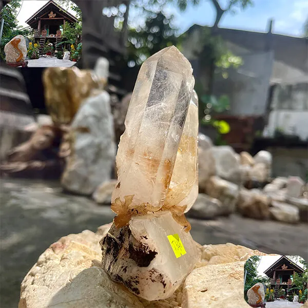 Trụ thạch anh tinh thể 0.8kg-T346