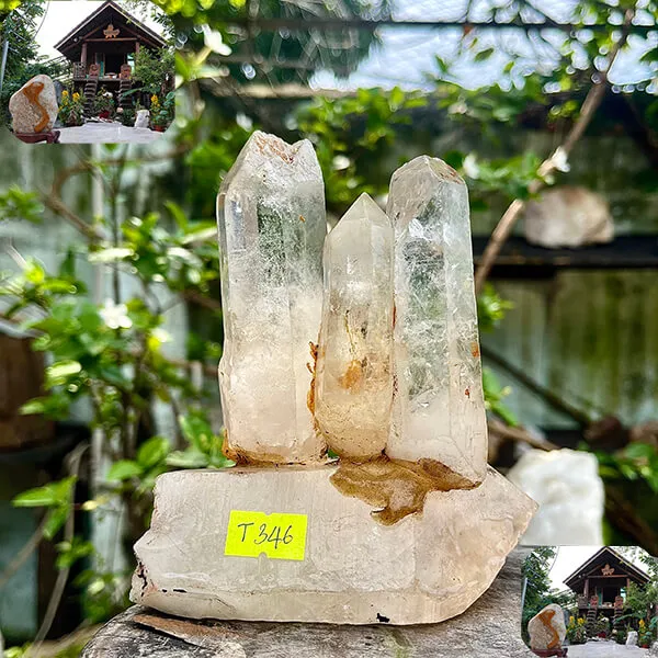 Trụ thạch anh tinh thể 0.8kg-T346