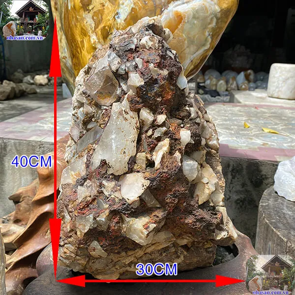Thạch anh tinh thể thô - Đá trấn trạch và trang trí độc đáo