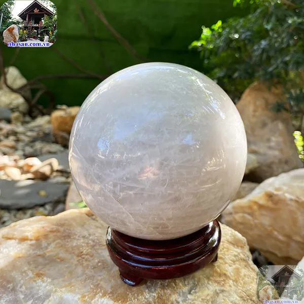 Quả cầu phong thủy mệnh Thủy QC1308, nặng 2.68kg, đường kính 12.7cm