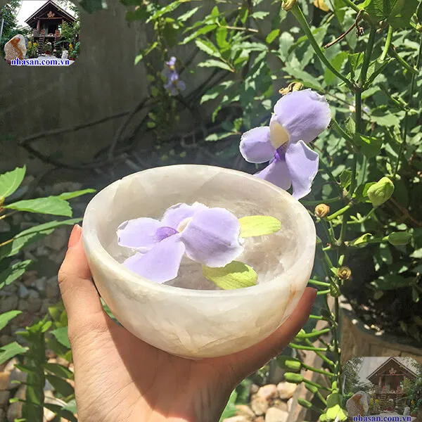 Bát nước minh đường tụ thủy nặng 680gr, đường kính 11.7cm, cao 7.5cm - B62