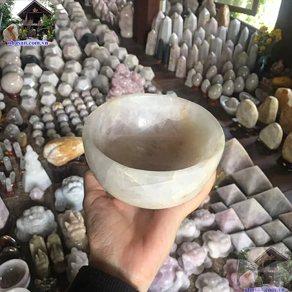 Bát nước minh đường tụ thủy nặng 680gr, đường kính 11.7cm, cao 7.5cm - B62