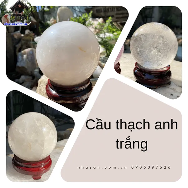 Cầu đá thạch anh trắng - Ý nghĩa, hợp mệnh nào và những điều cần lưu ý