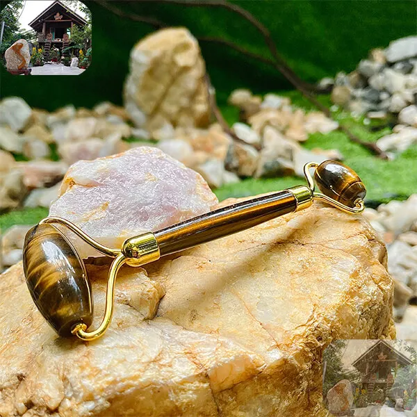 Cây Lăn Mặt Massagge Đá Mắt Hổ