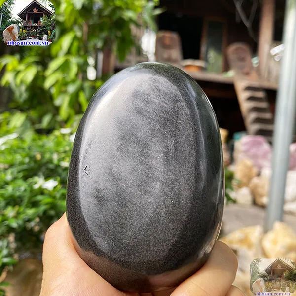 Đá bồ kết đen dùng để massage, chặn giấy-giúp bạn giảm căng thẳng và mệt mỏi hàng ngày