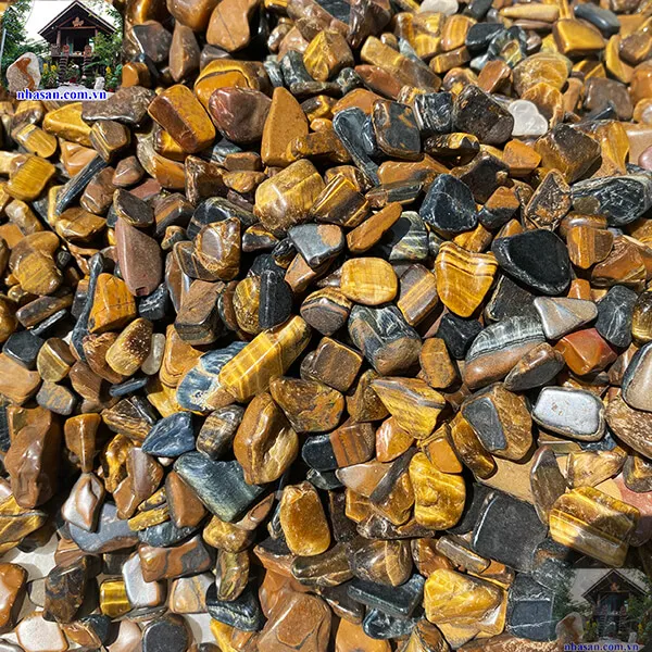 Đá mắt hổ vụn bóng phong thủy mang lại sinh khí, tài vận và may mắn
