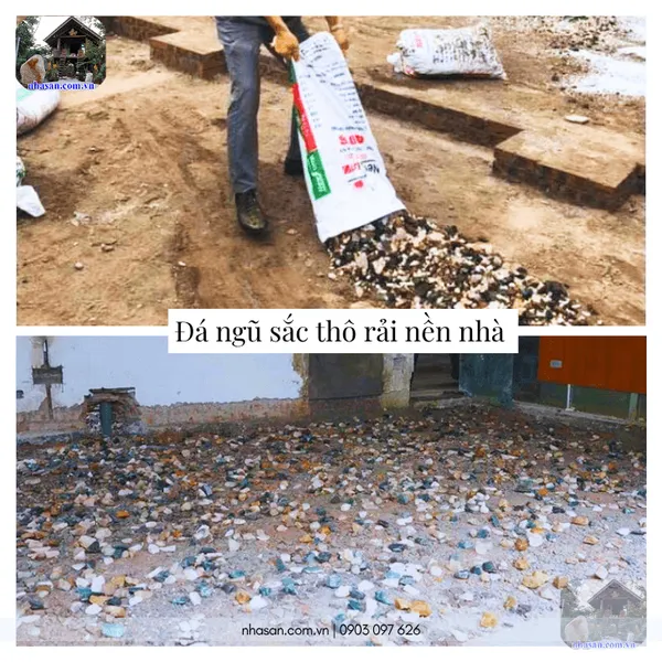 Đá ngũ sắc thô
