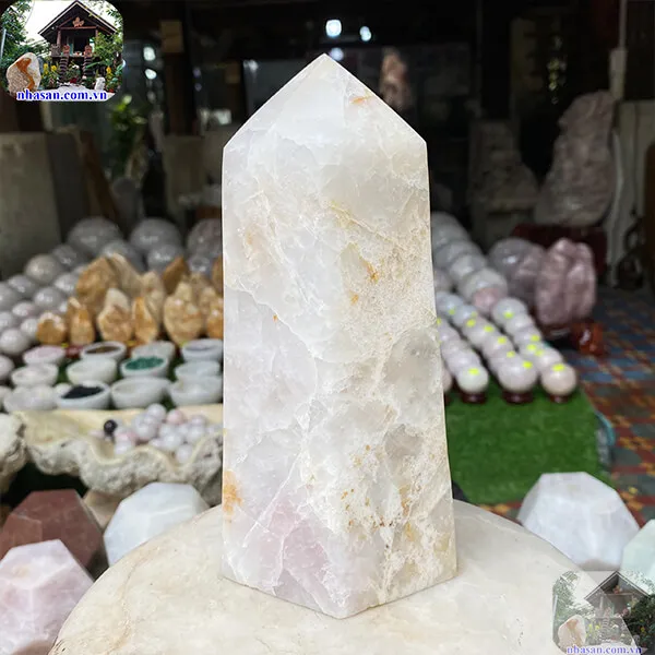 Trụ lục giác thạch anh hồng 2.54kg-T601