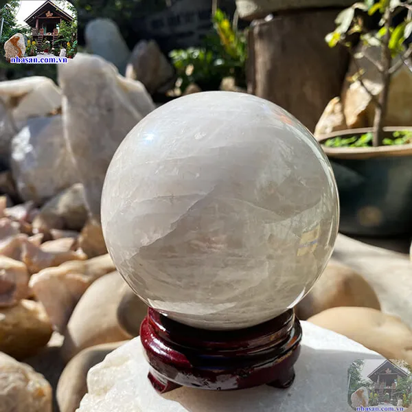 Quả cầu phong thủy mệnh Thủy QC1308, nặng 2.68kg, đường kính 12.7cm