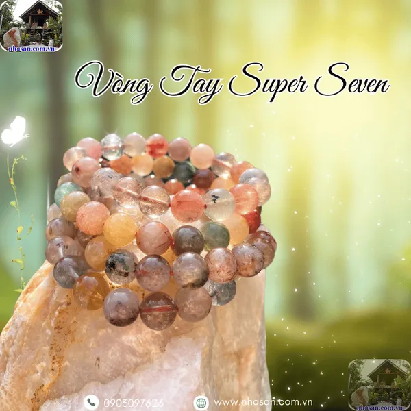 Vòng tay đá Super Seven VIP 
