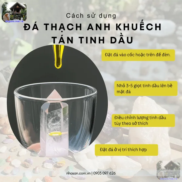 Đá thạch anh khuếch tán tinh dầu