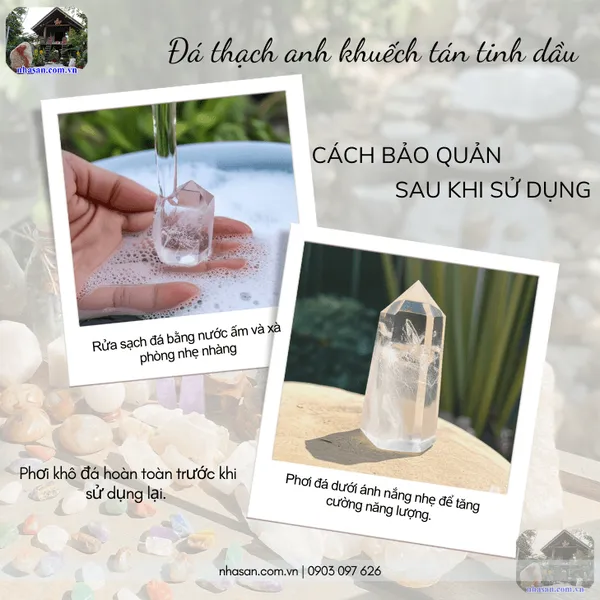 Đá thạch anh khuếch tán tinh dầu