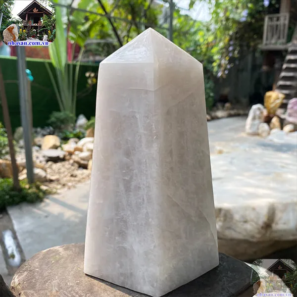 Trụ lục giác thạch anh trắng 4.12kg-T611