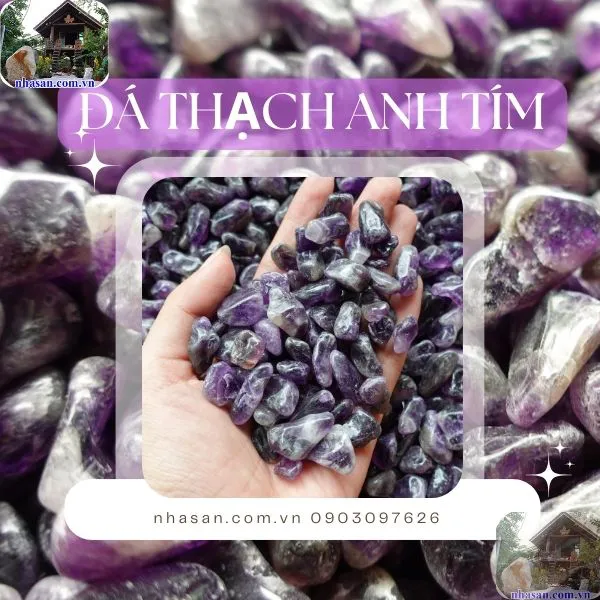 Đá Thạch Anh Tím