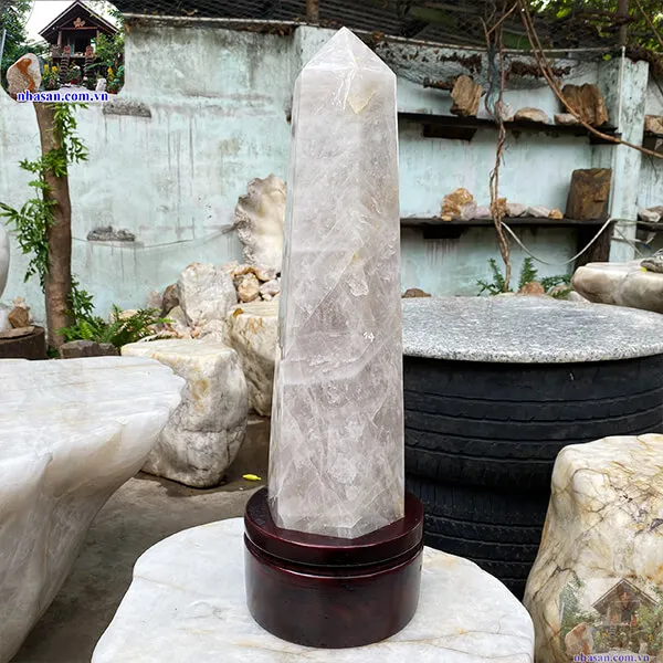 Trụ lục giác thạch anh hồng 16kg-T625