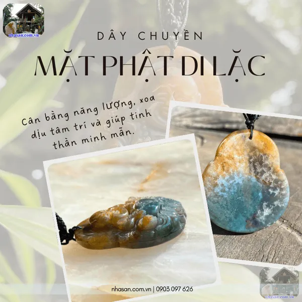 Dây chuyền mặt Phật Di Lặc đá canxedon nặng 26gr, cao 4.4cm x ngang 4cm - MP34 