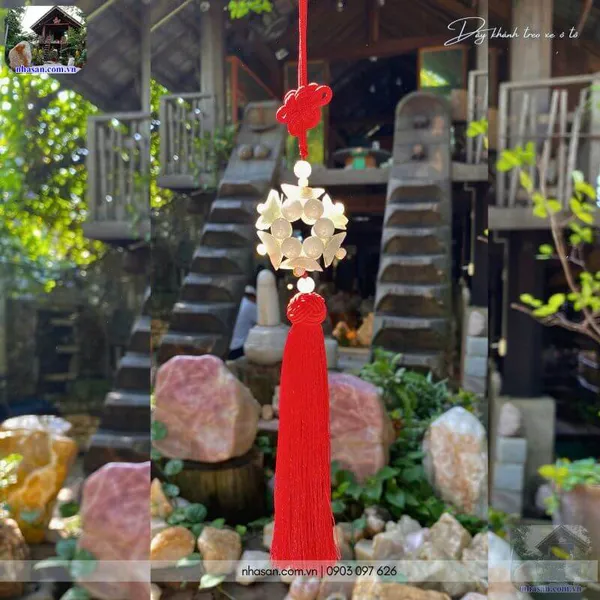 Dây khánh treo xe ô tô đá cẩm thạch - Biểu tượng của sự bình an và thịnh vượng