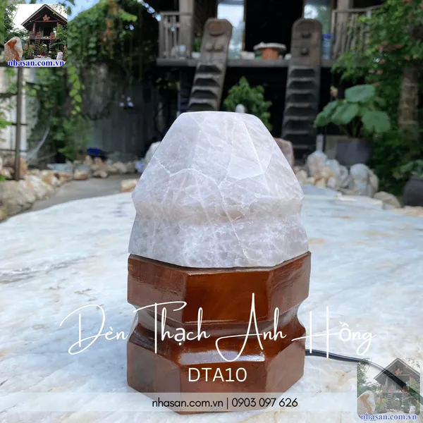 Đèn thạch anh hồng DTA10 nặng 3.1kg, kích thước: cao 20cm x ngang 13,5cm