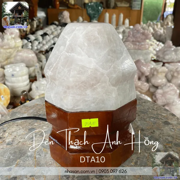 Đèn thạch anh hồng DTA10 nặng 3.1kg, kích thước: cao 20cm x ngang 13,5cm