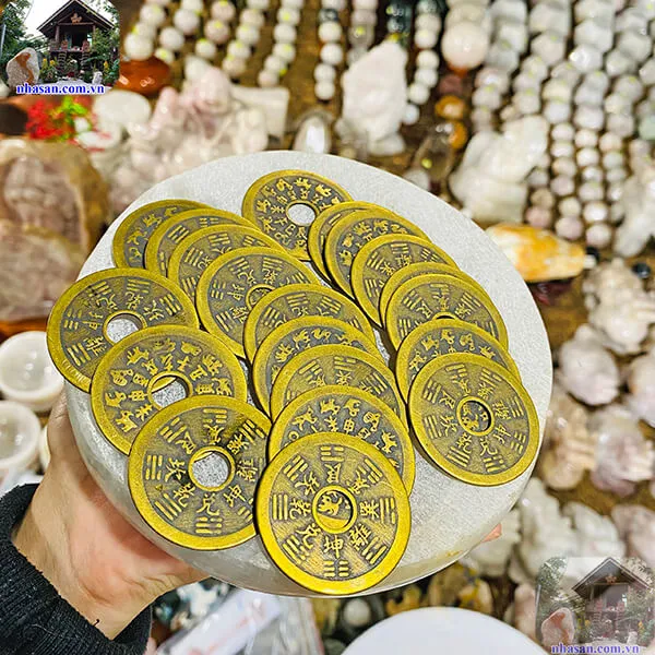 Đồng tiền xu Thái Tuế (tiền Áp Tuế) cổ phong thủy - Hóa giải tuổi, hướng nhà bị phạm sao Thái Tuế