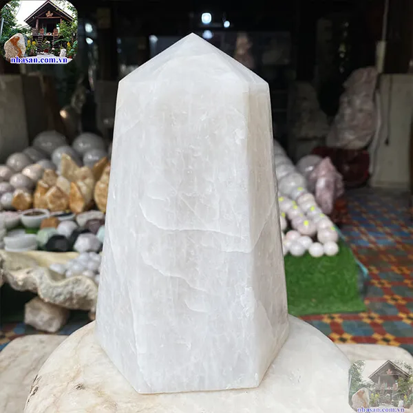 Trụ lục giác thạch anh trắng 4.12kg-T611