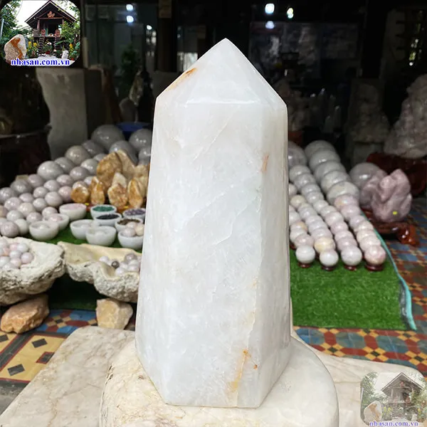 Trụ lục giác thạch anh trắng 7.4kg-T581