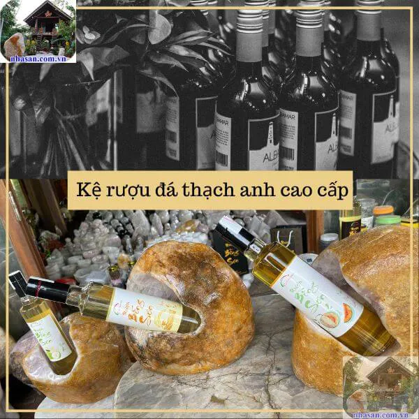 Kệ rượu đá thạch anh cao cấp - Tôn vinh sự đẳng cấp, thanh lịch cho không gian