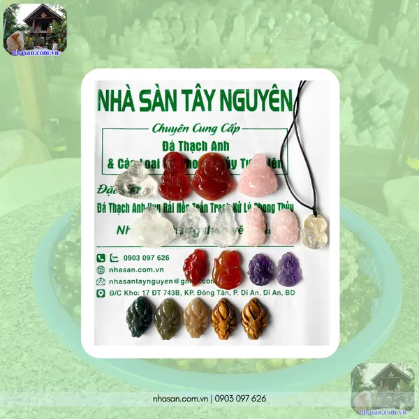 Mặt hồ ly 9 đuôi thạch anh tím nặng 4gr, cao 2.5cm x ngang 2cm - MDC23