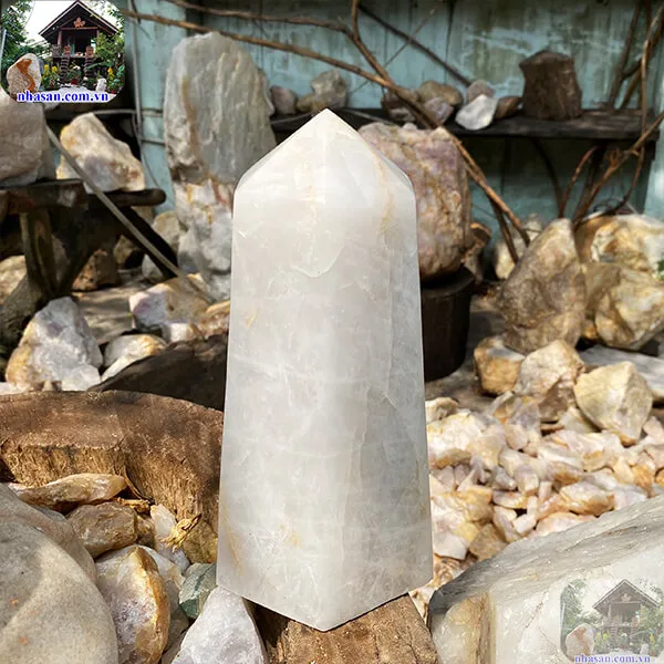 Trụ lục giác thạch anh trắng 5.2Kg-T578