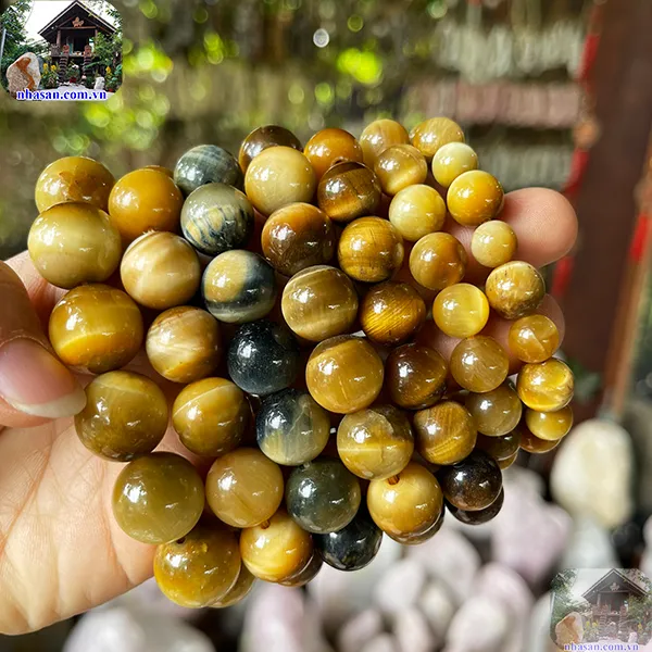 Vòng Tay Đá Mắt Hổ Tự Nhiên Phong Thủy