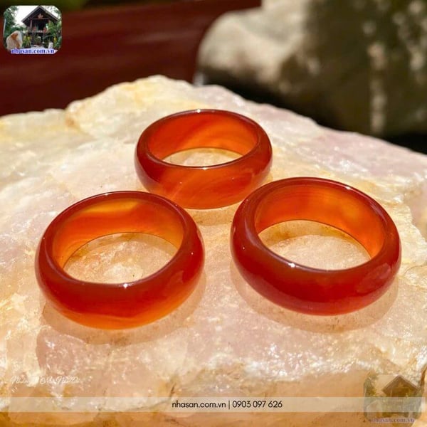 Nhẫn đá mã não đỏ - Bí quyết tăng tài lộc, may mắn thịnh vượng