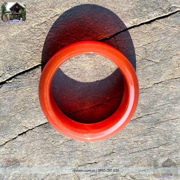 Nhẫn mã não đỏ tự nhiên – Thu Hút Tài Lộc, Vượng Khí